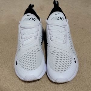 Sneakers, nike air max 270, size 10, mostly white with some black